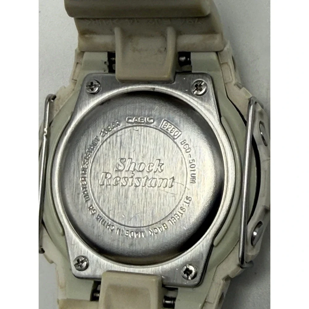 Casio band showing